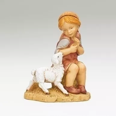12" Scale Beth the Sitting Girl Figurine - Fontanini