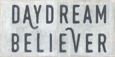 12" x 12" Daydream Believer (Both Panels) Small Print by Sugarboo Designs