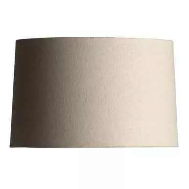 15" Natural Linen Barrel Shade by Simon Pearce