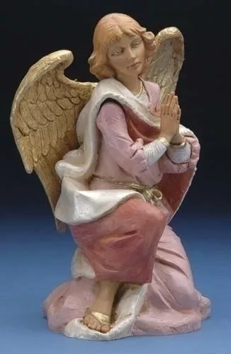 18" Kneeling Angel Figure - Fontanini