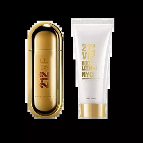 212 Vip 2 PCS Gift Set EDP 2.7 oz 80 ml Women by Carolina Herrera