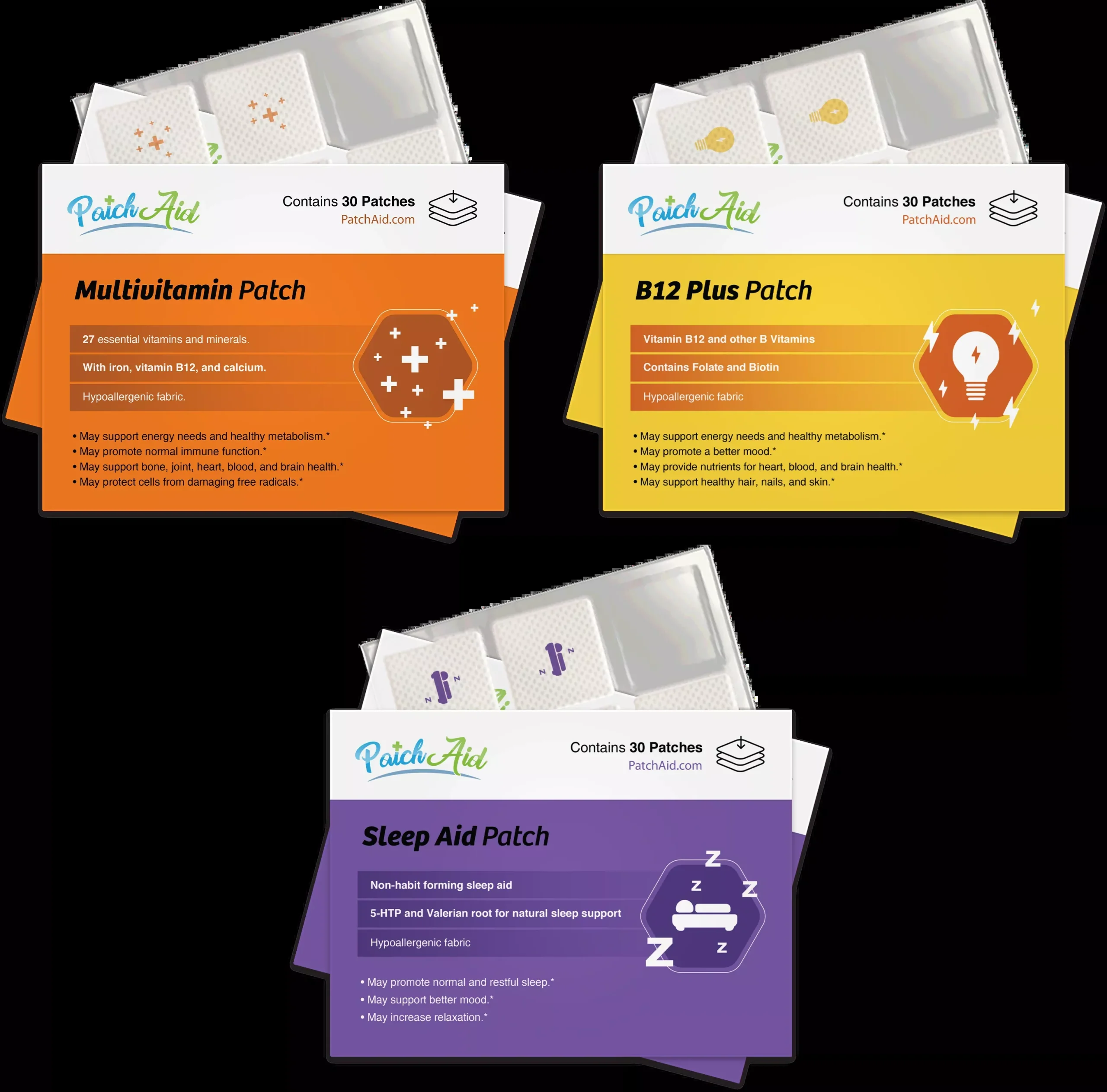 24/7 Feel Good Vitamin Patch Pack by PatchAid