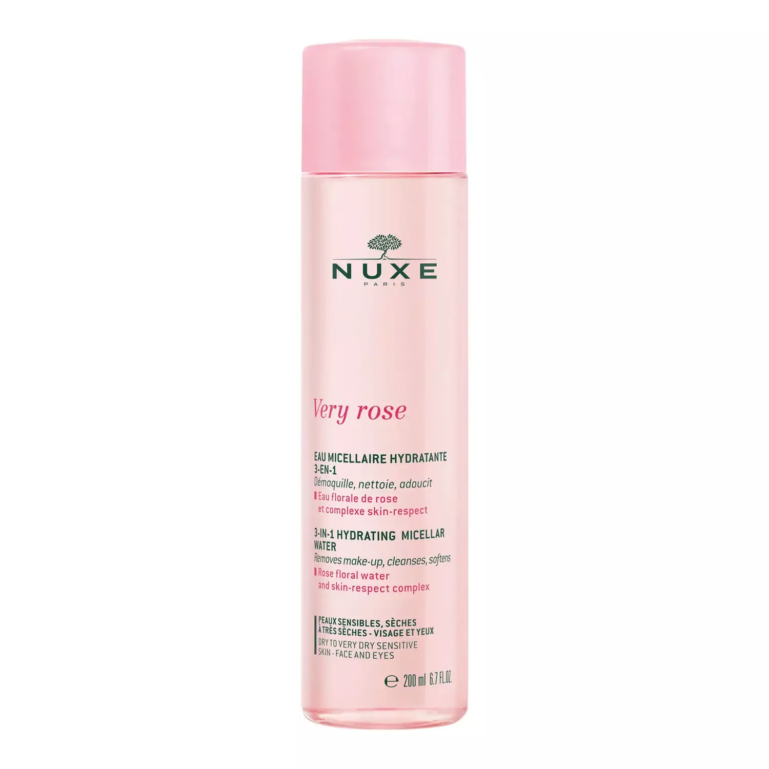 3-in-1 Soothing Micellar Water, Very Rose 200ml