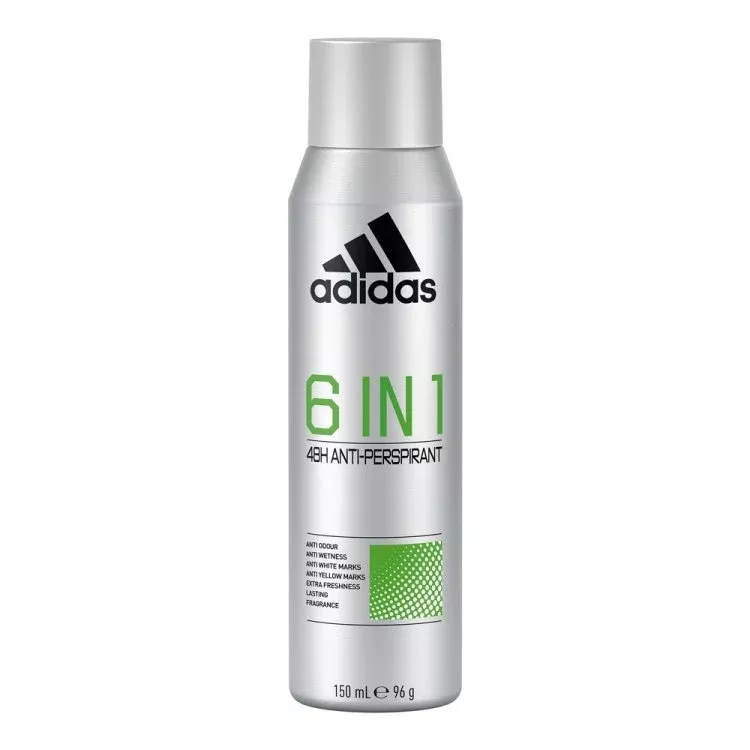 6 In 1 Cool & Dry Men 48H Deodrant 150Ml