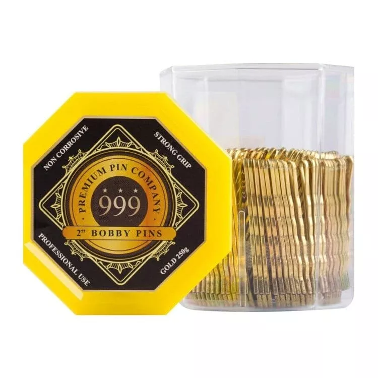 999 Bobby Pins 2" Gold