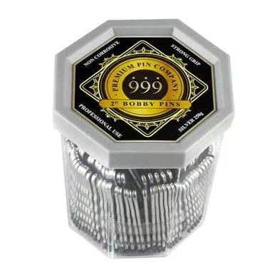 999Silver Bobby pins 2"