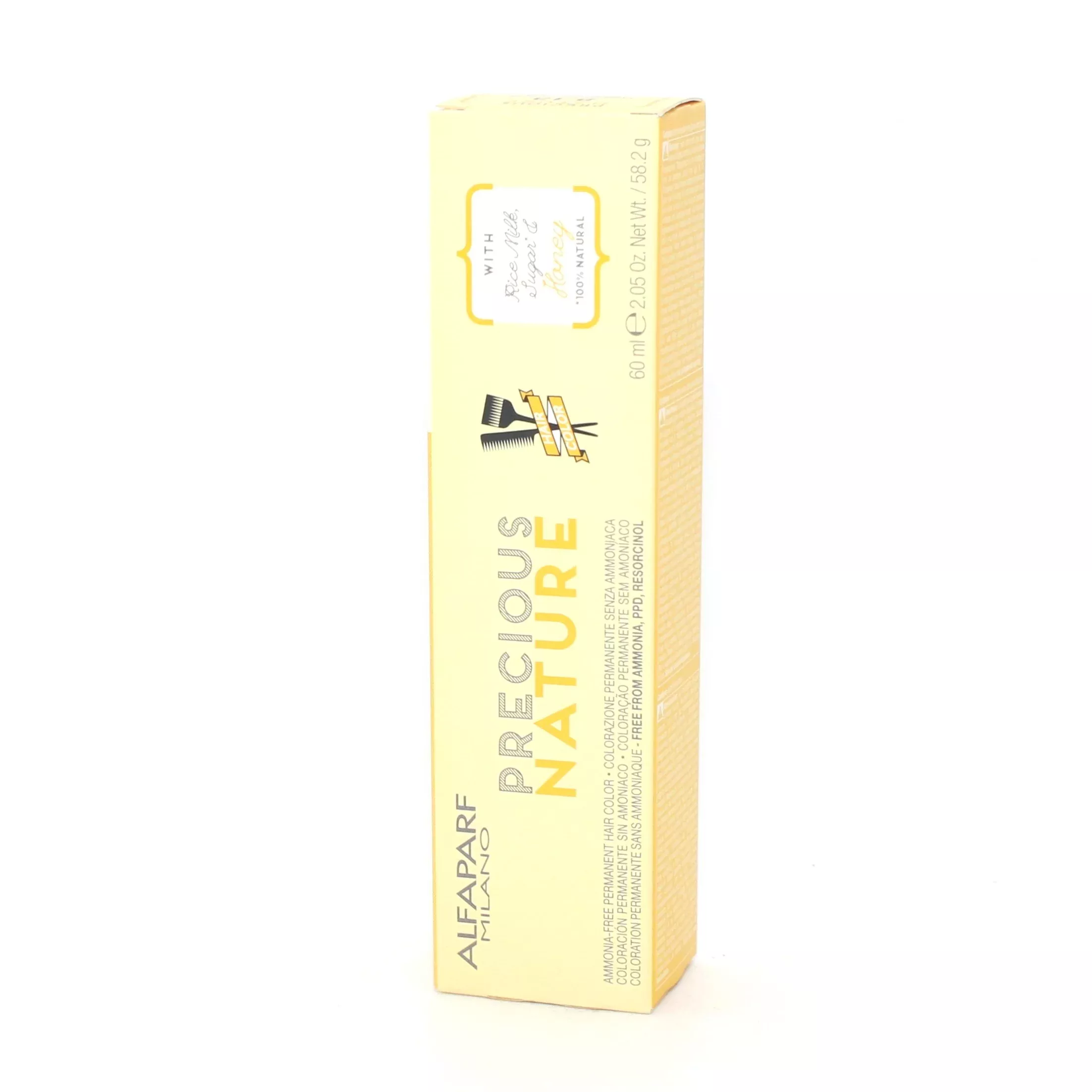 Alfaparf Precious Nature with Rice Milk & Honey Permanent Hair Color 2.05 oz