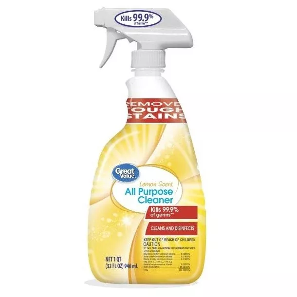 All Purpose Cleaner, Lemon Scent, 32 fl oz by Great Value