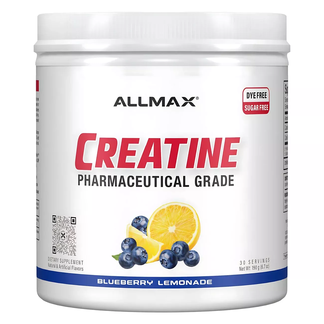 Allmax Flavored Creatine Monohydrate- Sugar Free, 190g