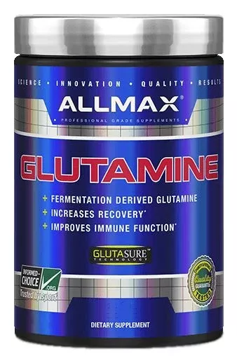 AllMax Nutrition Glutamine (CLEARANCE: Best by August 26, 2026)