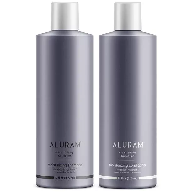 ALURAM Coconut Water Based Moist Shampoo & Conditioner 12oz Duo
