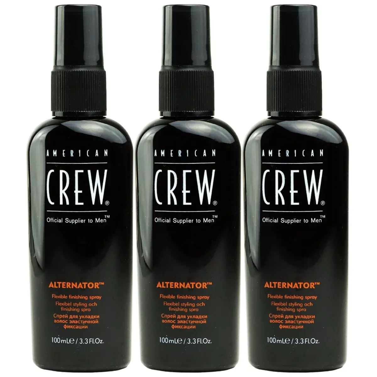 American Crew Alternator Flexible Hold Styling & Finishing Spray 3 Pack