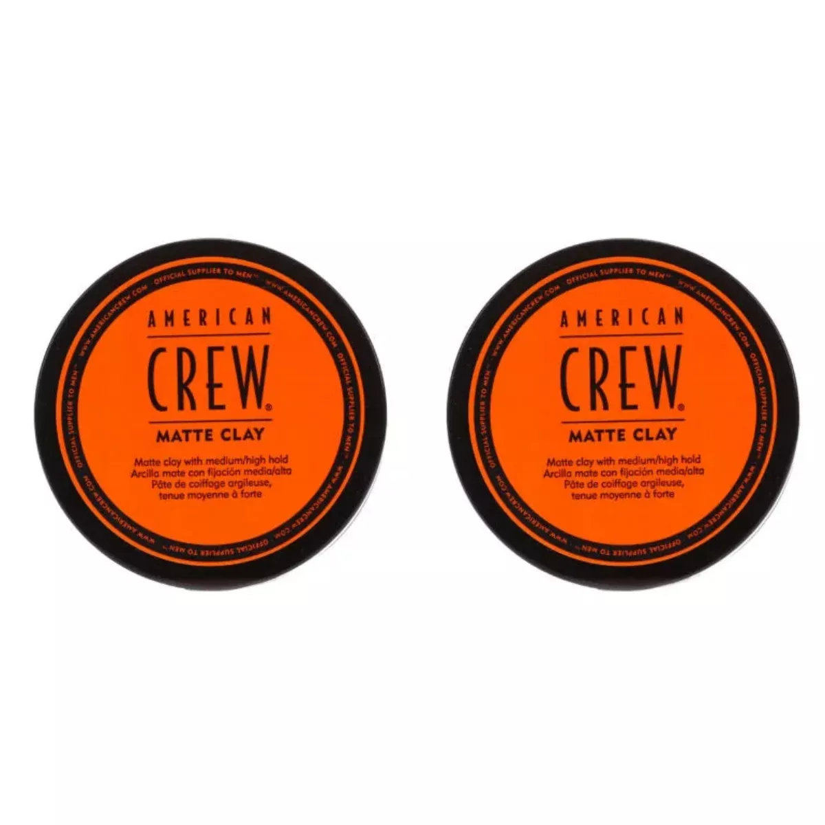 American Crew Matte Clay 3 Oz Pack of 2