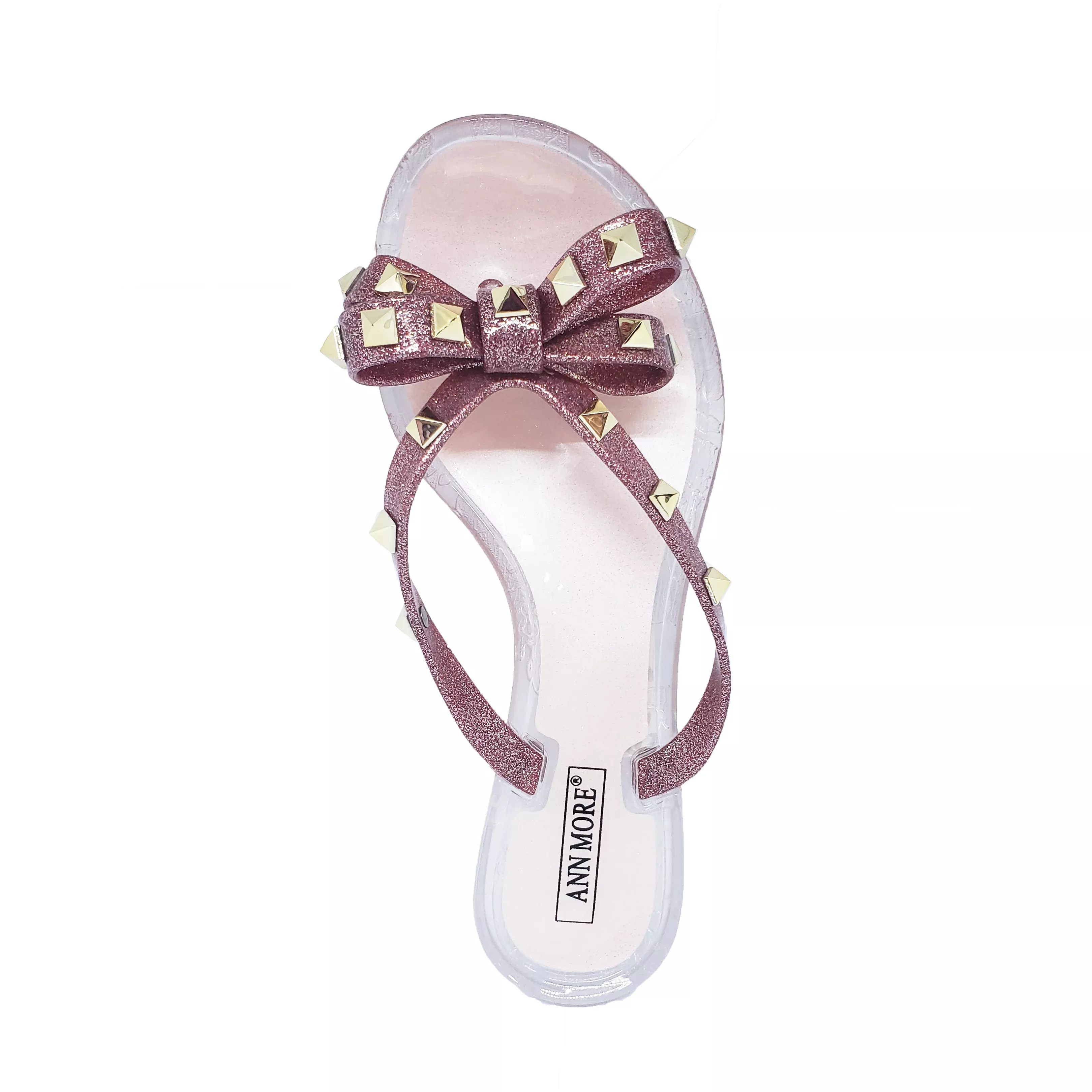 Ann More Genoa Jelly Sandals Glitter