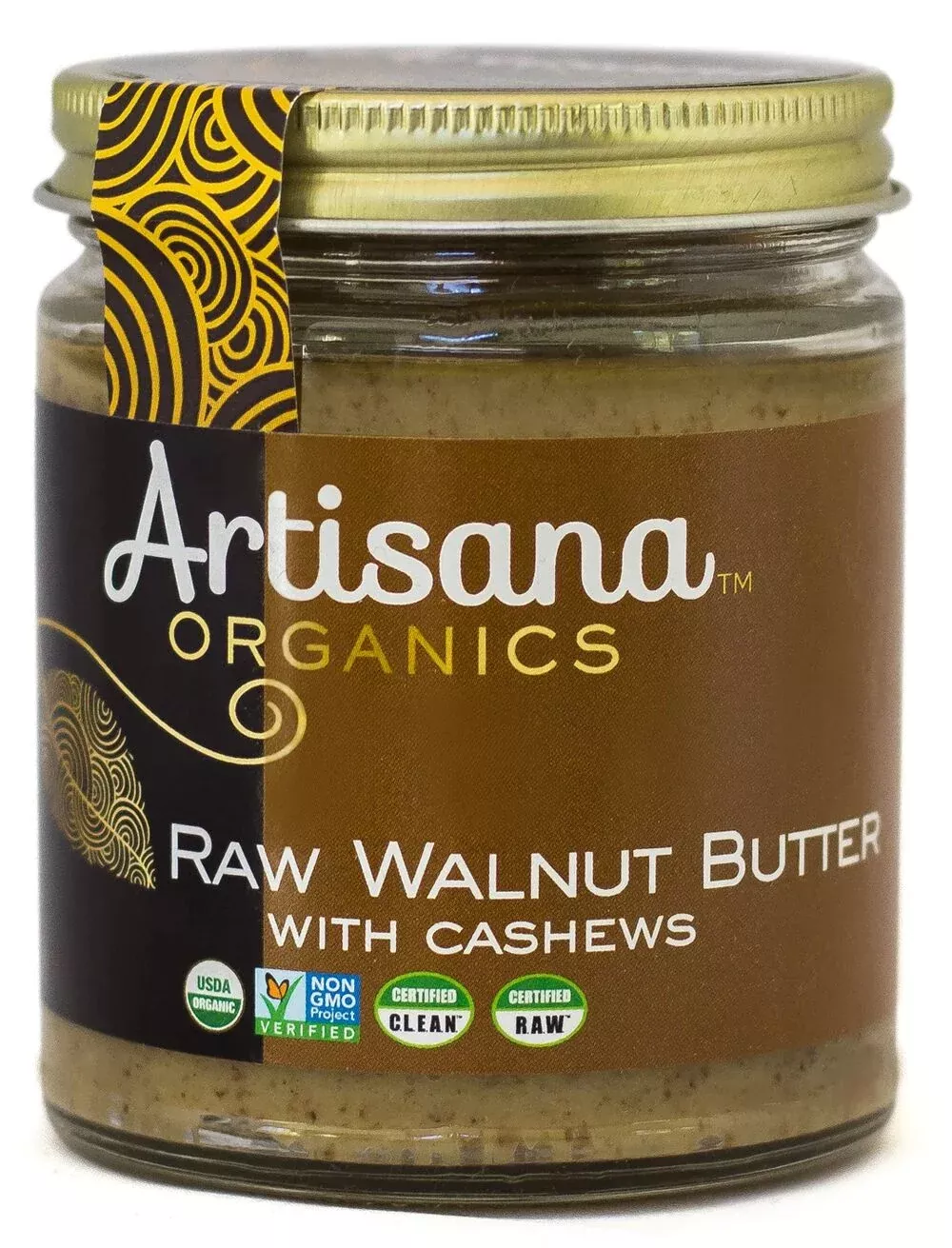 Artisana Raw Walnut Butter with Cashews 8 oz.