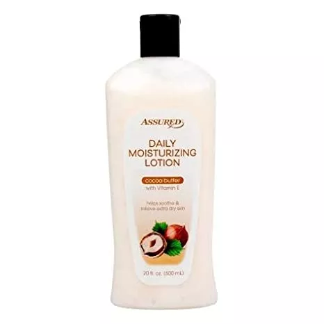 Assured Daily Moisturizing Lotion with Cocoa Butter 20 FL OZ (Pack of 2)