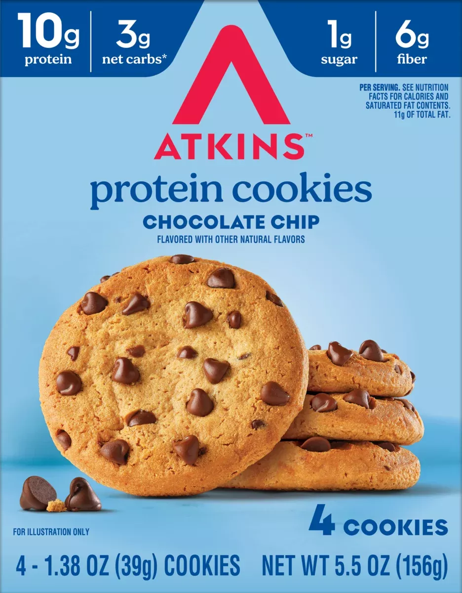Atkins Nutritionals Snack Protein Cookies (4 cookies)