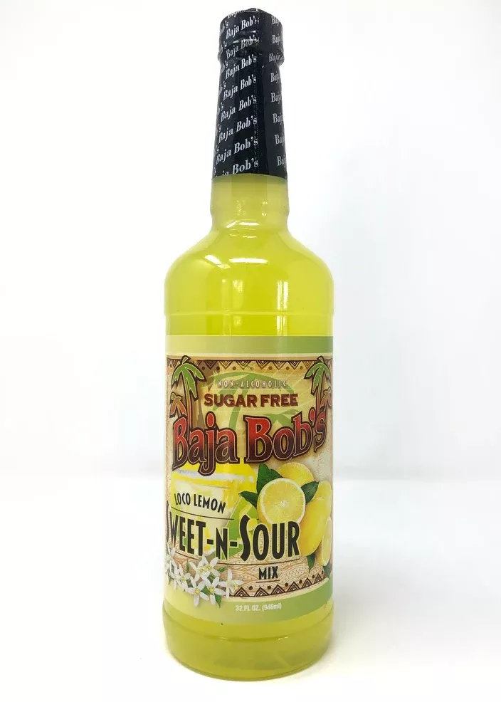 Baja Bob's Sweet-n-Sour Mix - Loco Lemon 32 fl oz