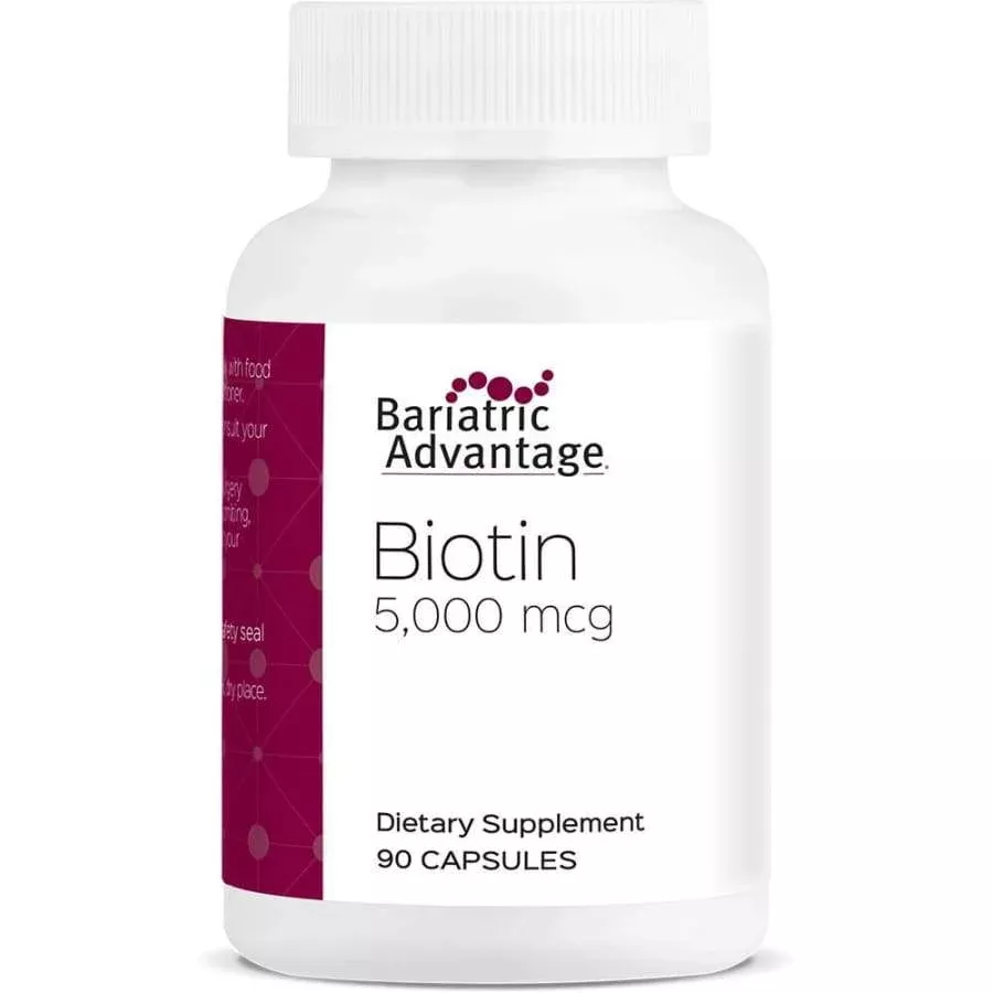 Bariatric Advantage Biotin 5,000 mcg, 90 Capsules