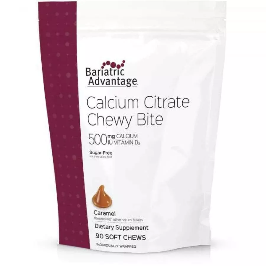 Bariatric Advantage Calcium Citrate Chewy Bites 500mg