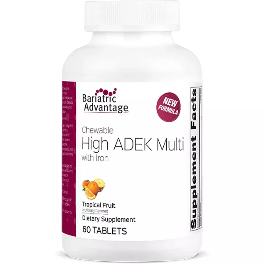 Bariatric Advantage Chewable High ADEK Multivitamin with Iron