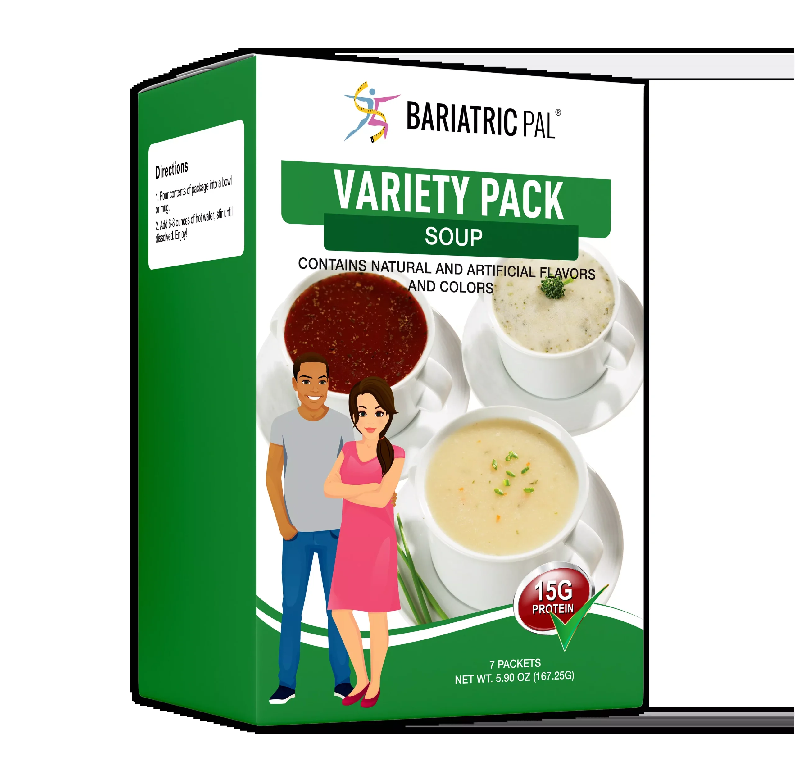BariatricPal 15g Protein Soup - Variety Pack