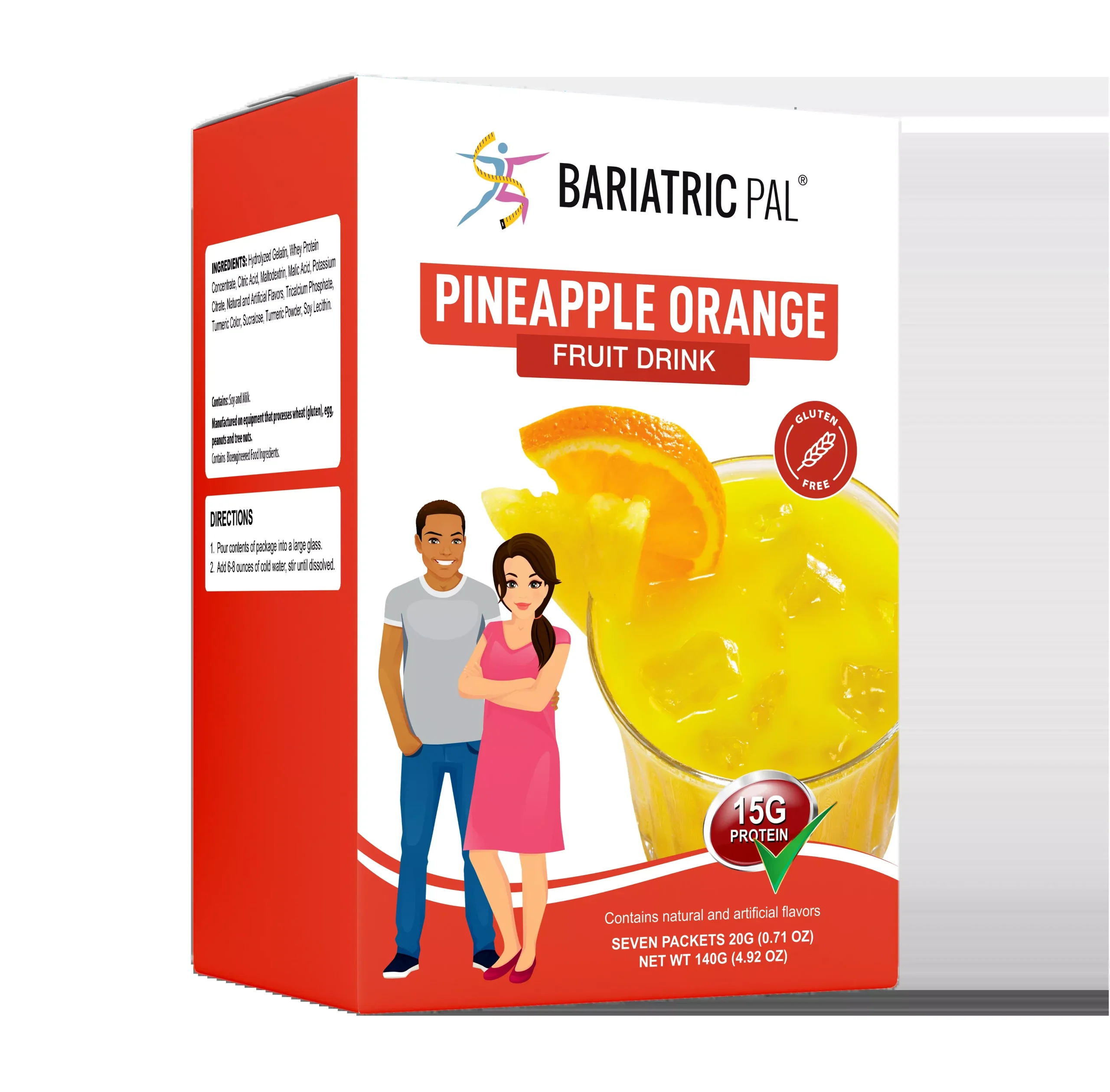 BariatricPal Fruit 15g Protein Drinks - Pineapple Orange