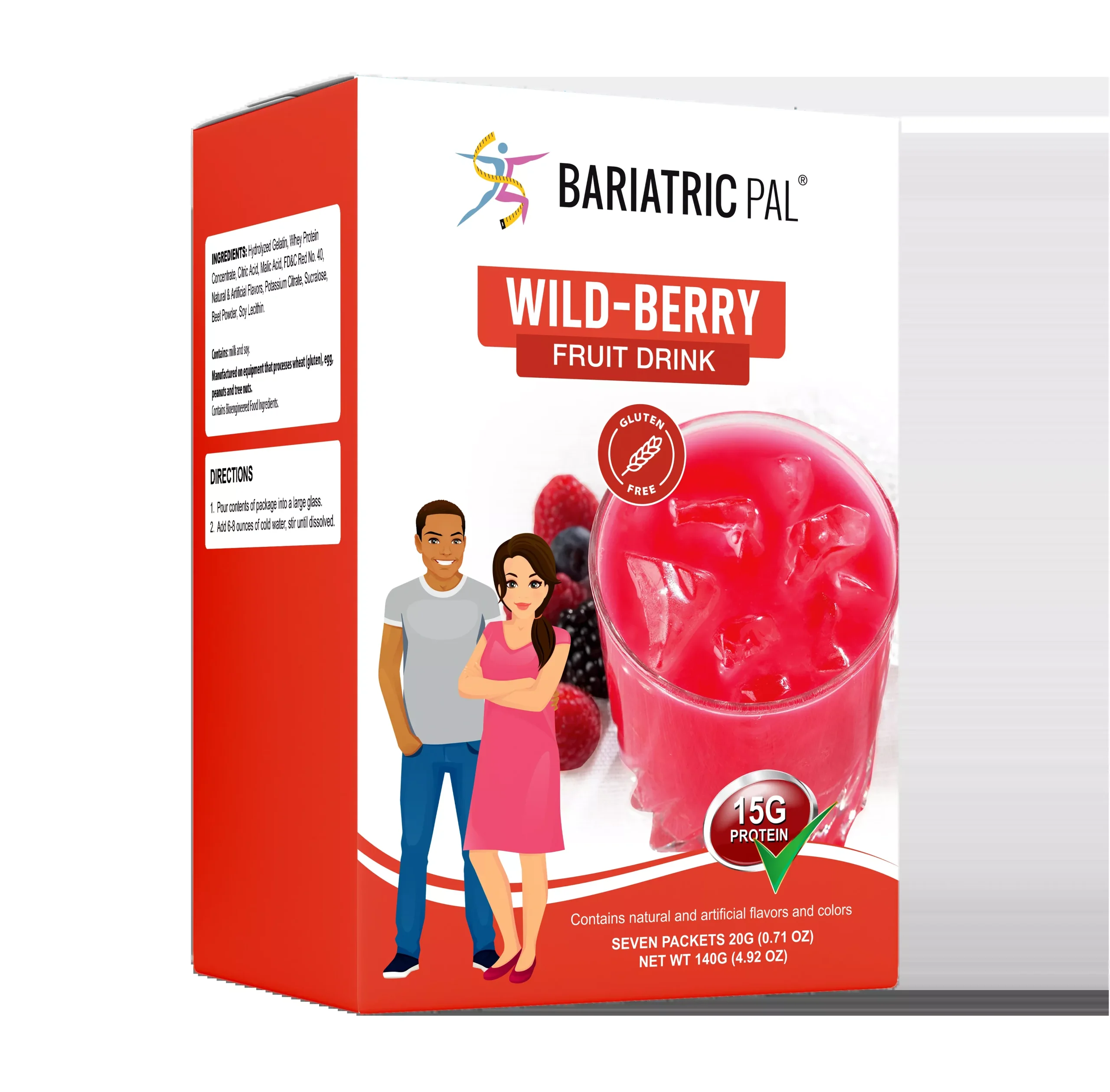 Bariatricpal Fruit 15g Protein Drinks - Wild Berry