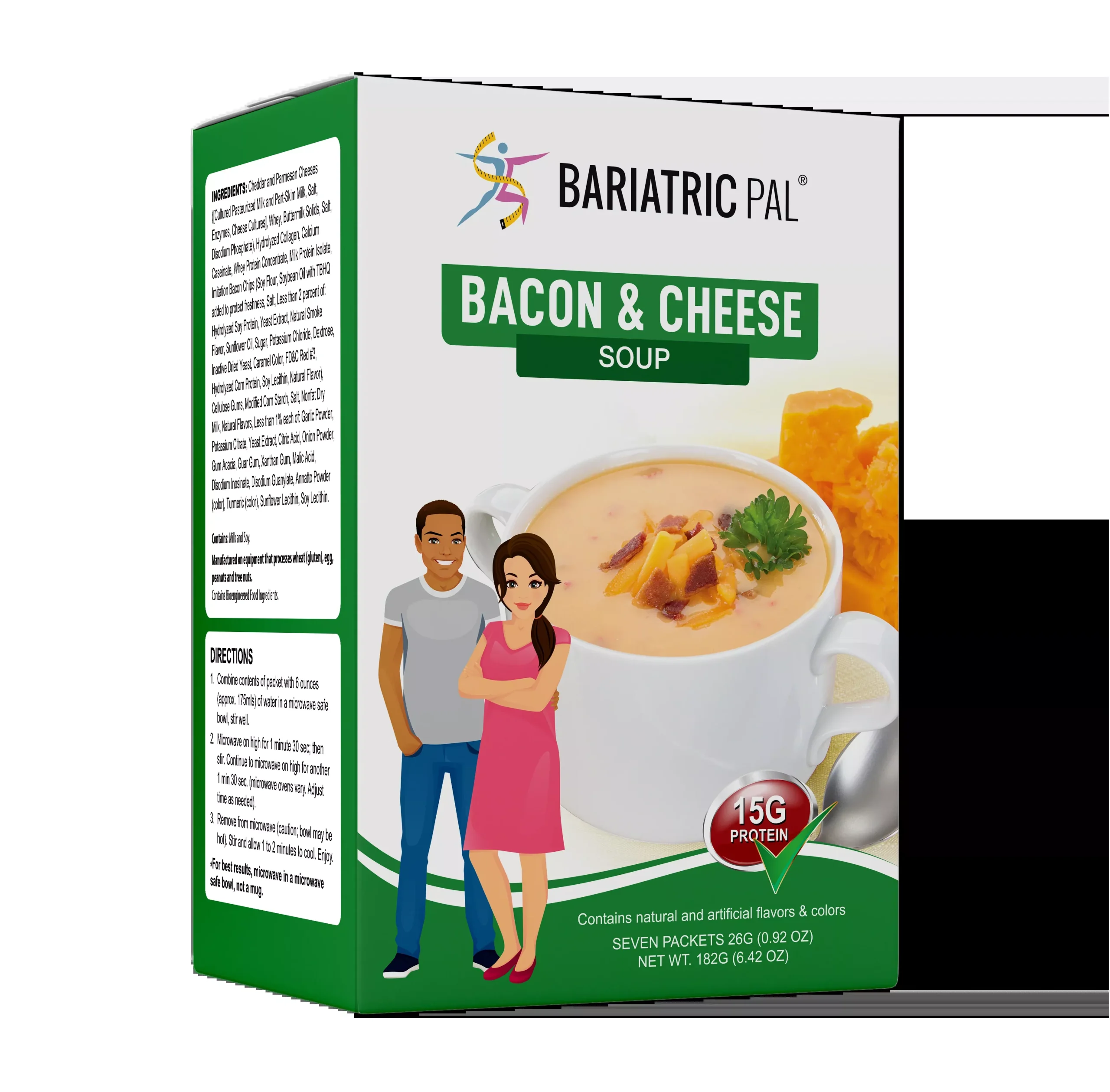 BariatricPal High Protein Meal Replacement Soup - Bacon and Cheddar