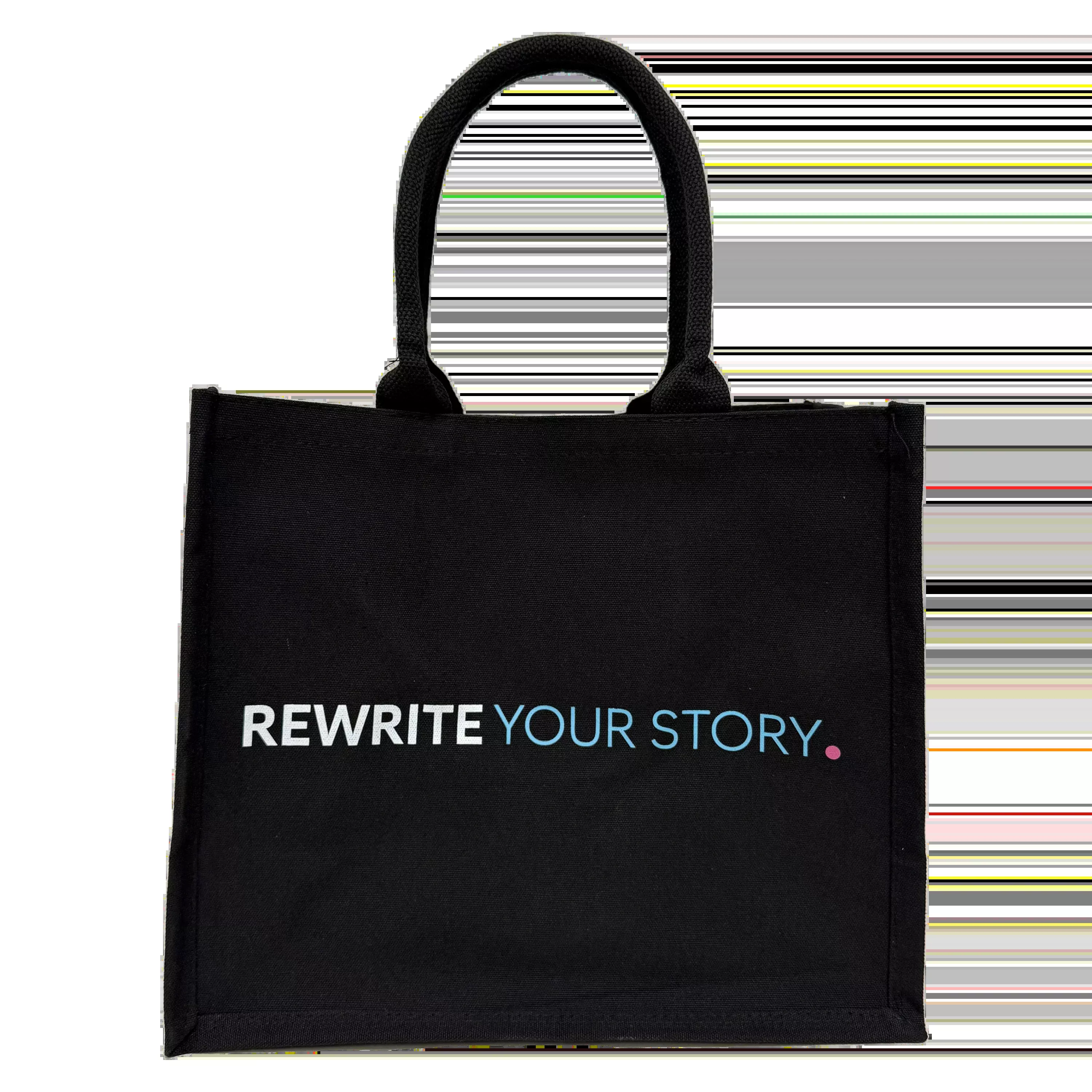 BariatricPal "Rewrite Your Story" Waterproof Canvas Tote: Stylish, Spacious & Built for Every Adventure