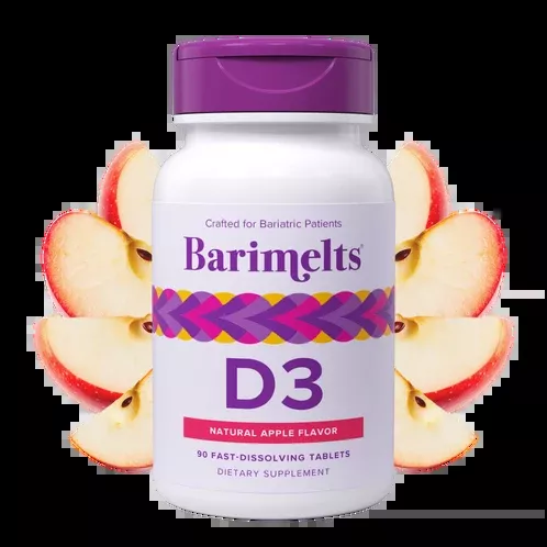 BariMelts D3 (5000 IU) 90 Fast-Dissolving Tablets - Natural Apple Flavor