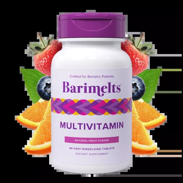BariMelts Multivitamin - 60 Fast-Dissolving Tablets - Natural Fruit Flavor