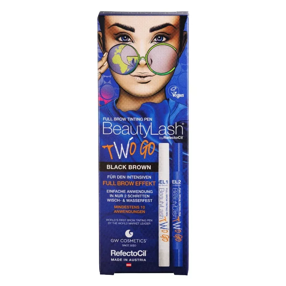 Beauty Lash Two go Pen Black Brown (NEW)