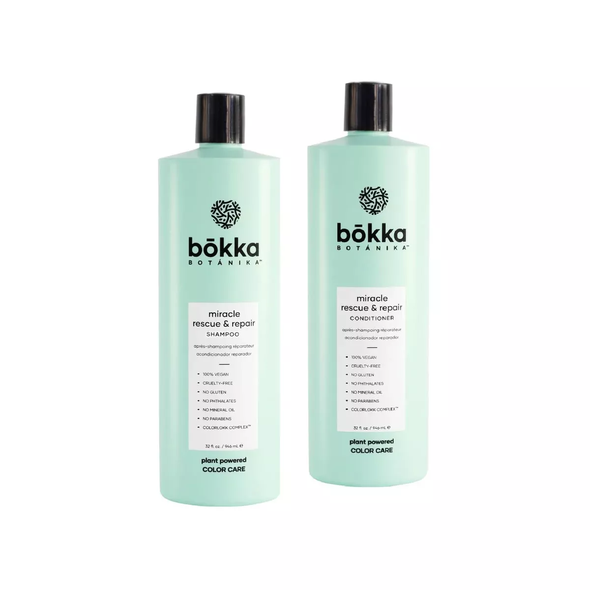 Bokka Botanika Miracle Rescue & Repair Shampoo & Conditioner