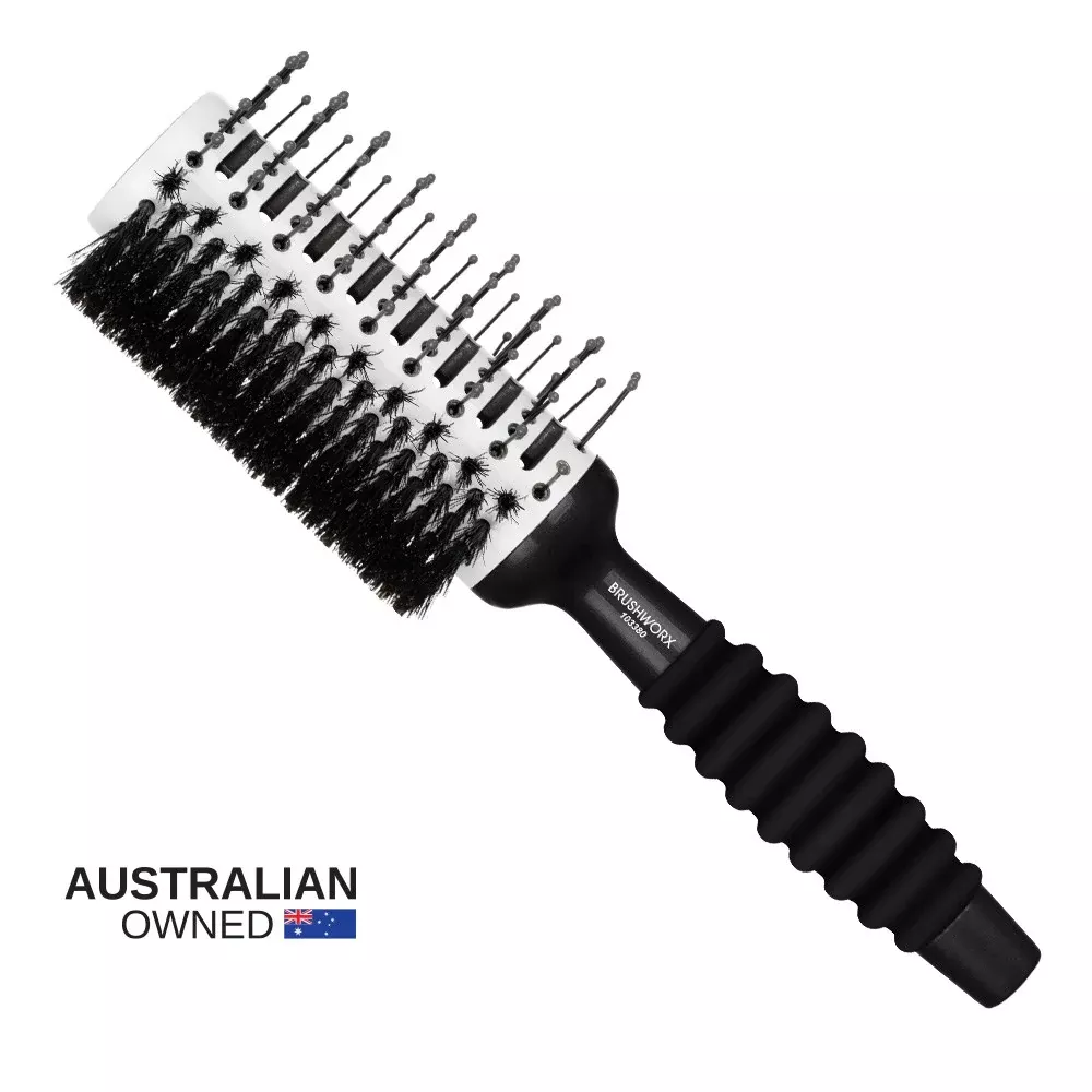 Brushworx Smooth N Curl Mega Vent Thermal Brush Medium