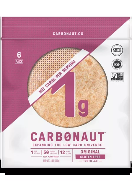 Carbonaut Low Carb Gluten Free Tortillas, 7.4 oz