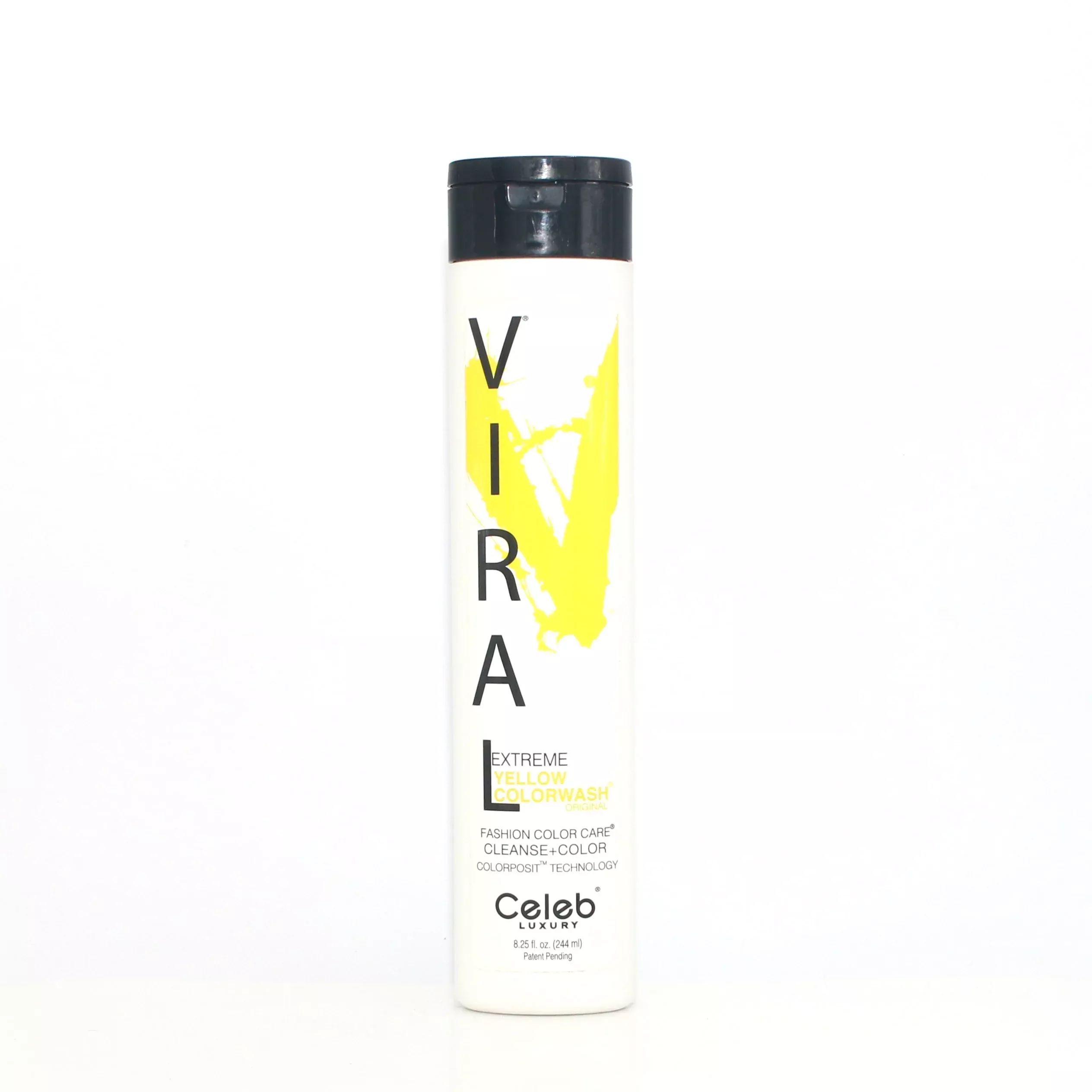 Celeb Luxury Viral Extreme Yellow Color Wash 8.25 oz | High-Impact Yellow Color Depositing Shampoo