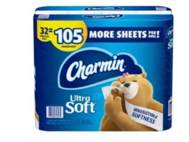 Charmin Ultra Soft Toilet Paper 32 =105 Mega Rolls 218 Sheets per Roll