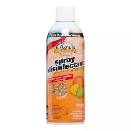 Chases Home Value Disinfectant Spray Citrus 6 Oz "2 Pack"