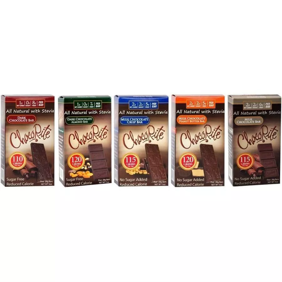 ChocoRite Sugar-FreeChocolate Bars - Variety Pack