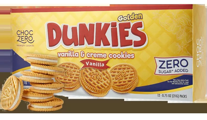 ChocZero Dunkies Sandwich Cookies, 9 oz