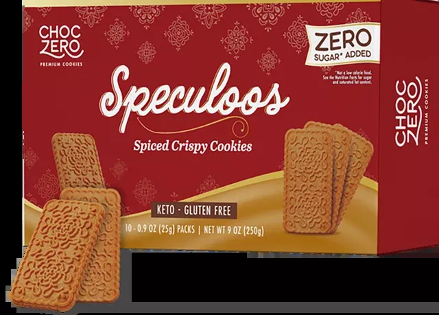 ChocZero Speculoos Spiced Crispy Cookies, 9 oz