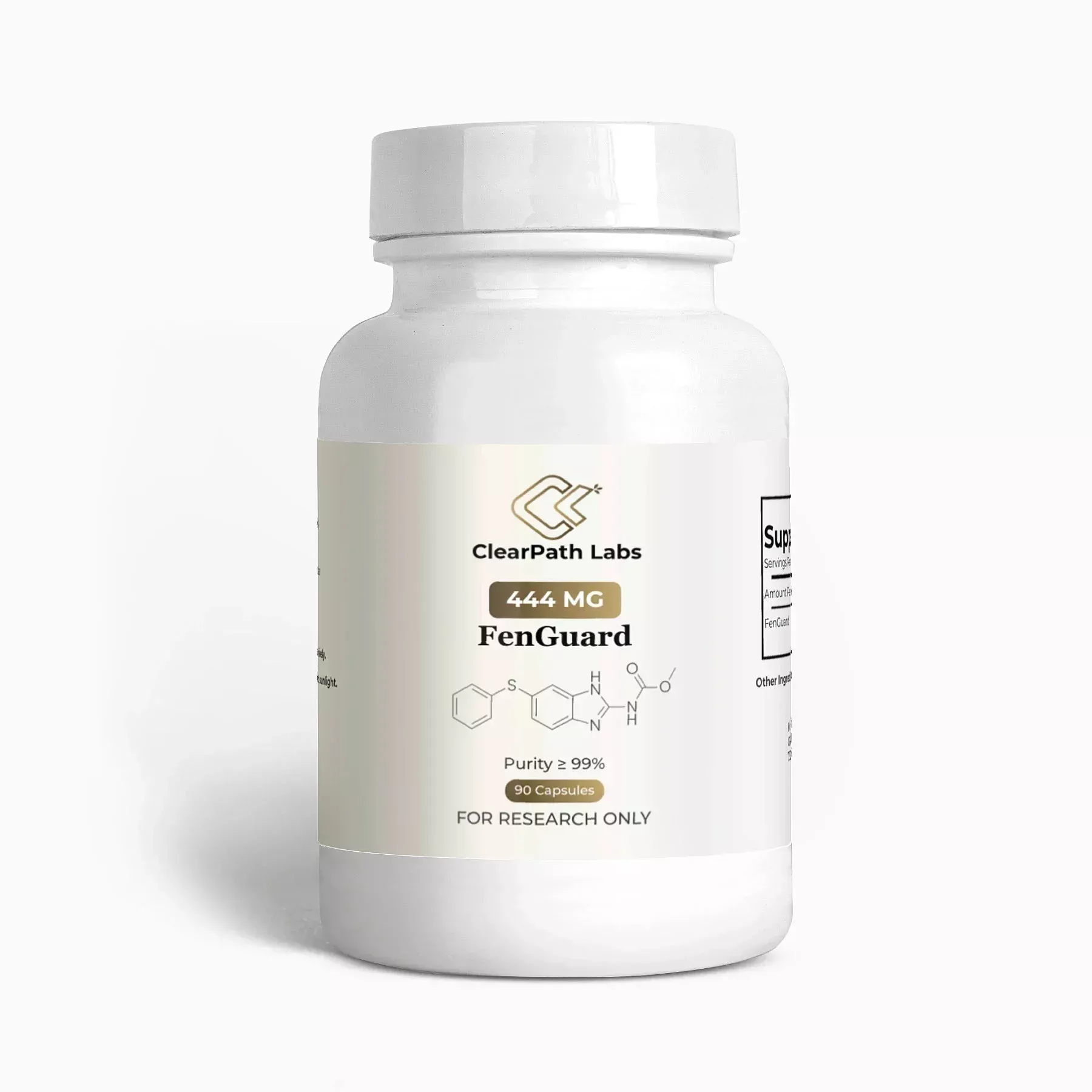 ClearPath Labs Fen 444 mg | 90 ct | 99% Pure