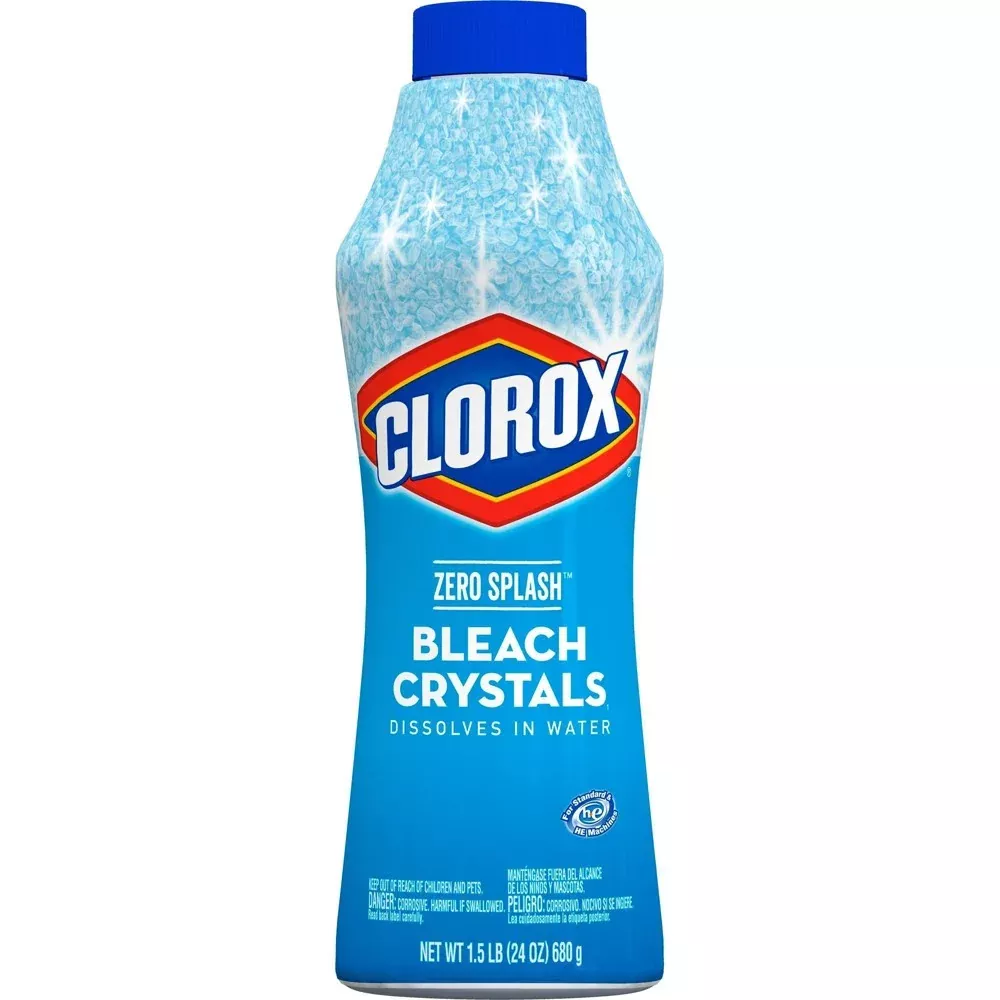 Clorox Zero Splash Bleach Crystals 24 oz