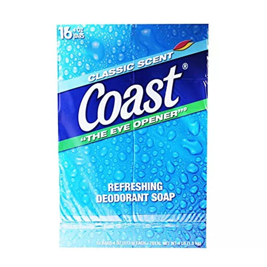 Coast 16 bars soap Refreshing Deodorant Pack