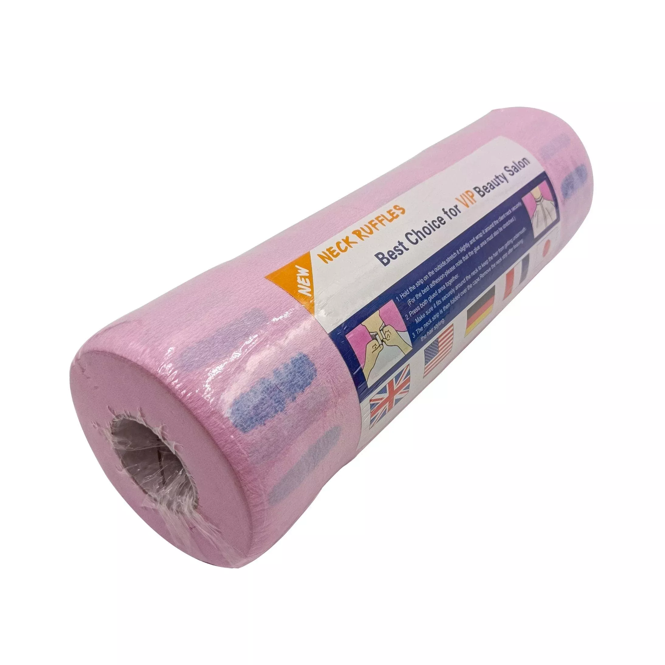 COLOURED Barber Neck Rolls5 Pack PINK