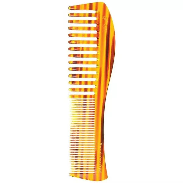 Creative Hair Tools Handmade Wide & Fine Tooth Tortoise Comb C661