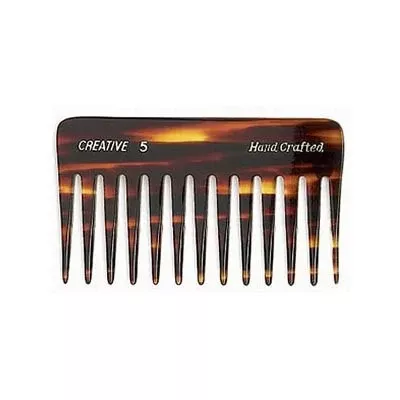 Creative Hairtools Handmade Tortoise Combs C5T
