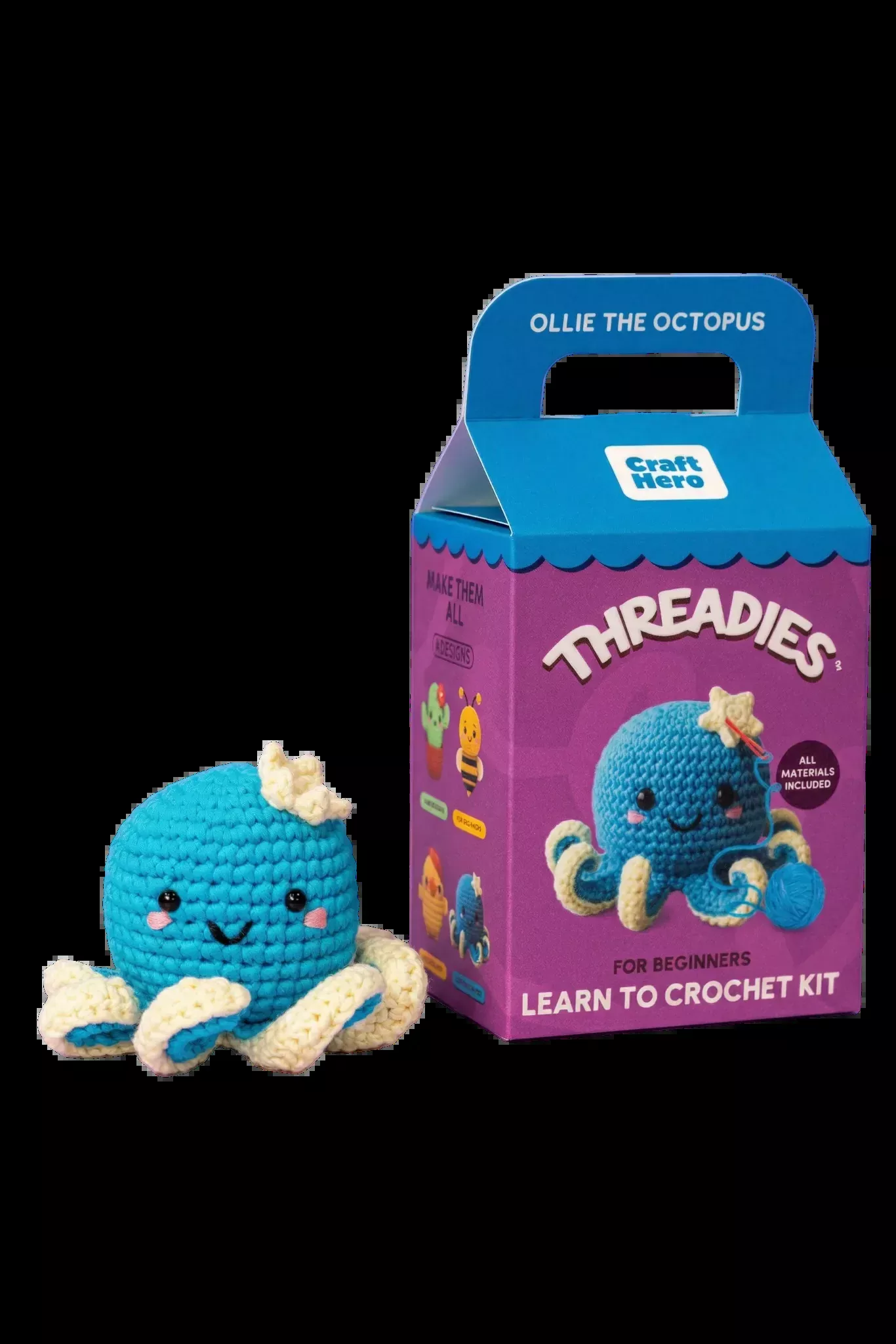 Crochet Kit for Beginners | Ollie the Octopus