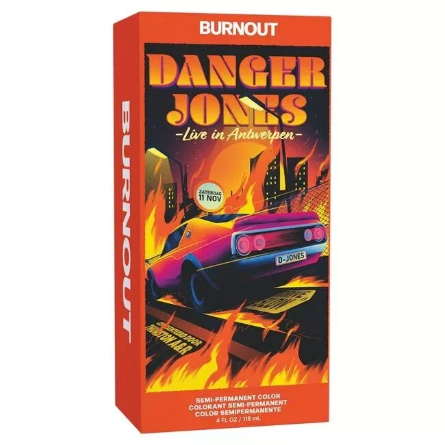 Danger Jones Semi-Permanent Color - Burnout/Orange 4 oz